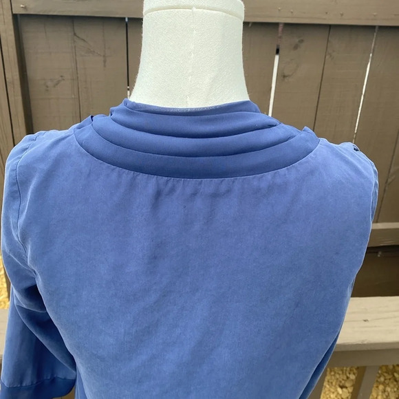 🌸Lightweight Cardigan/Blazer in blue with large front pockets - Picture 5 of 14